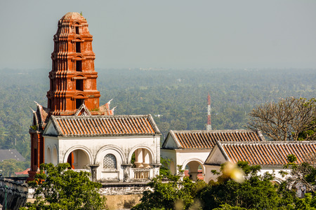 Palace Phra Nakhon Khiri Park that major attraction in Phetchaburi Thailandのeditorial素材
