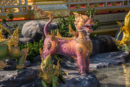 Decorating a crematorium for The Royal Cremation Ceremony of His Majesty the Late King, KING RAMA 9, Thailandのeditorial素材