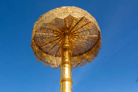 Within Wat Phra That Doi Suthep is a Buddhist temple in Chiang Mai Province Northern of Thailand.の写真素材