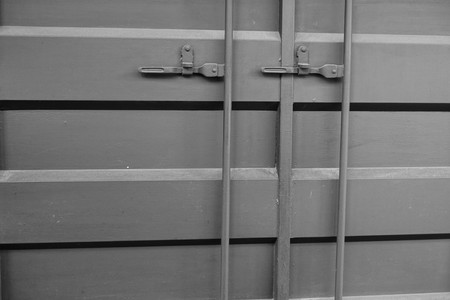 Slate flooring gray doorの写真素材