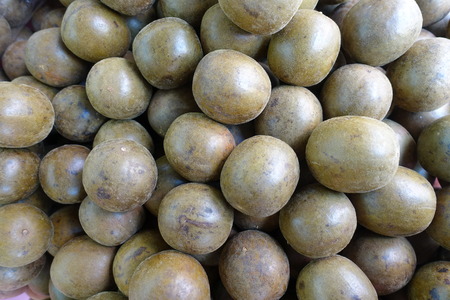 Momordica Grosvenori or Luo Han Guo ,the herbal medicine from Yaowarat market ,biggest China market...