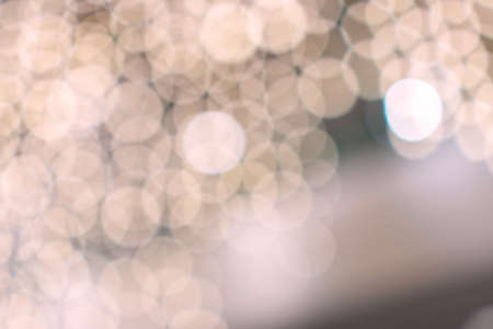 Abstract blurred bokeh colorful lights circle with copy space in the night day for pattern and...