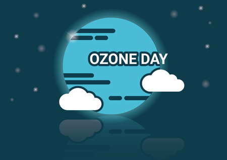 World Ozone Day.vector illustrationのイラスト素材