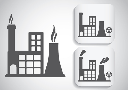 Nuclear power plant  iconのイラスト素材