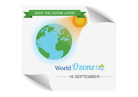World Ozone Day.vector illustrationのイラスト素材