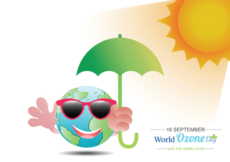 World Ozone Day.vector illustrationのイラスト素材
