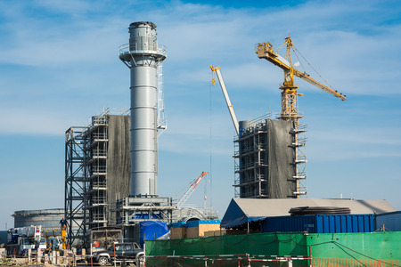 Amata Powerplant  under construction  in Thailandのeditorial素材