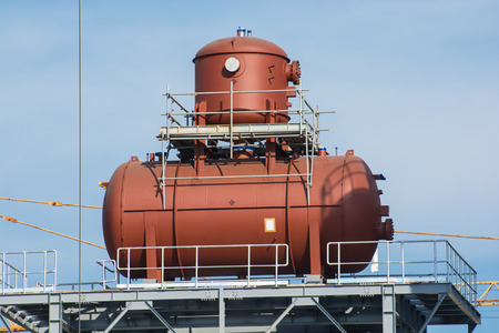 boiler in powerplantの写真素材