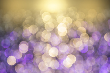 night light bokeh of lights decorate the Christmas and New Year every year.
