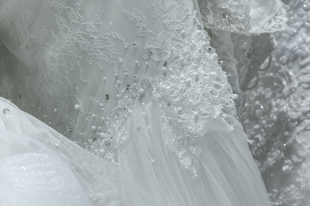 Bridal dresses available for the wedding.の写真素材