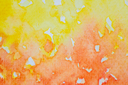 Watercolor background in abstract format is used for illustration.の写真素材