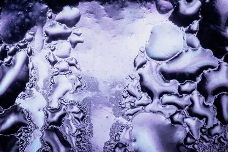 abstract water with  bubbles blue gray background