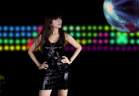 Sexy disco chickの写真素材