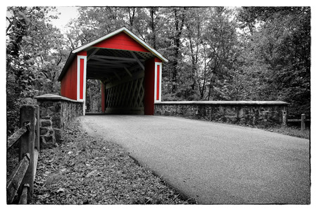 Covered Bridgeの写真素材