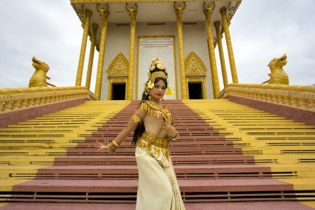Apsara Dancer beautiful supernatural female in asian mythology