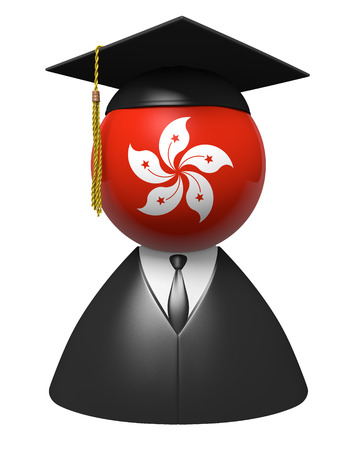 Hong Kong college graduate concept for schools and academic educationの写真素材