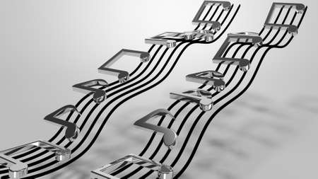 Musicの写真素材