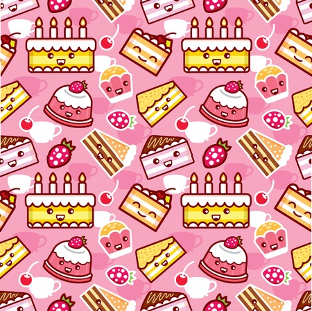 Birthday Cakeのイラスト素材
