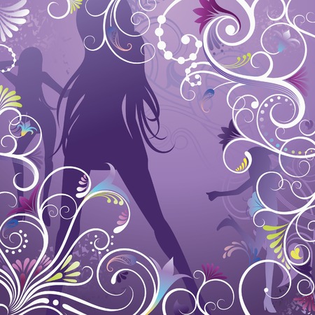 Beauty Woman Backgroundのイラスト素材