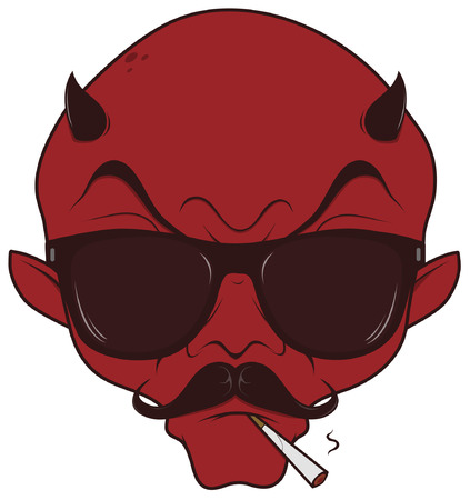 bad hipster devilのイラスト素材