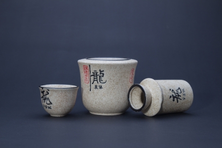 Wine glasses and decantersのeditorial素材