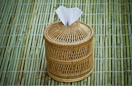 Boxes of toilet paper made from bamboo.  の写真素材