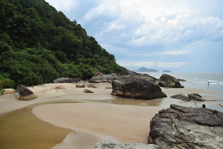 Guaratuba Beachの写真素材