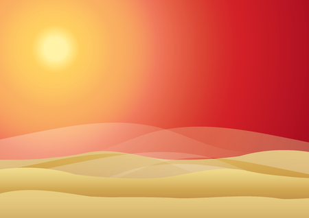 Desert backgroundのイラスト素材