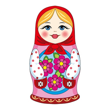 Russian dollのイラスト素材