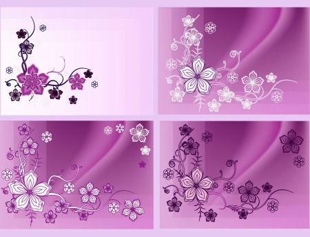 floral pattern with space for writingのイラスト素材