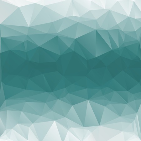 Abstract geometric background with polygons aqua, turquoise.  Vector   のイラスト素材