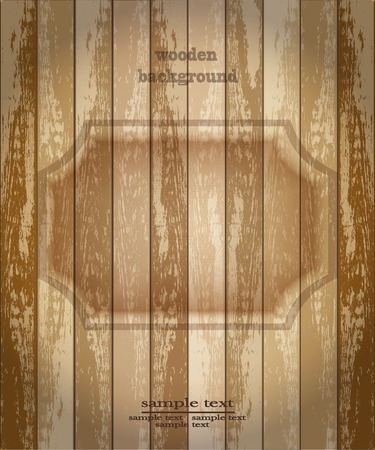 Vector wood plank backgroundのイラスト素材