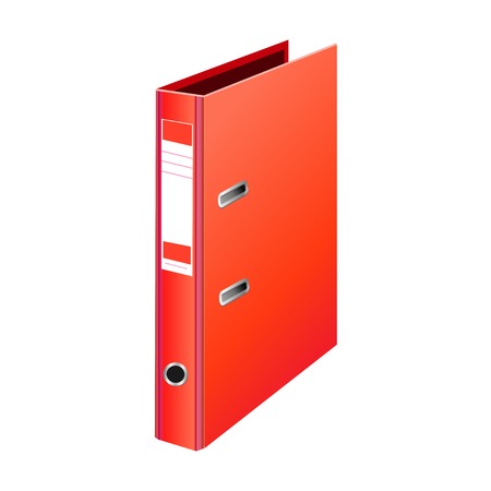 Red binderのイラスト素材