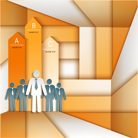 Infographics design template. Vector can be used for workflow layout, diagram, number options, web design.のイラスト素材