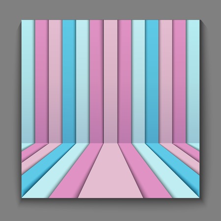 Abstract background with multicolored stripesのイラスト素材