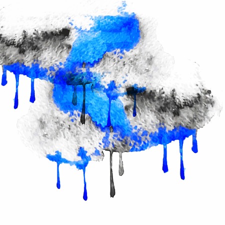 Abstract vector watercolor background.のイラスト素材