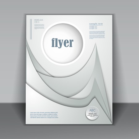 Professional business flyer template or corporate banner design, can be use for publishing, print and presentation. EPS 10.のイラスト素材