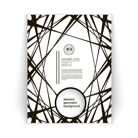 eps10 vector spacious abstract concept background, minimalist design brochuresのイラスト素材