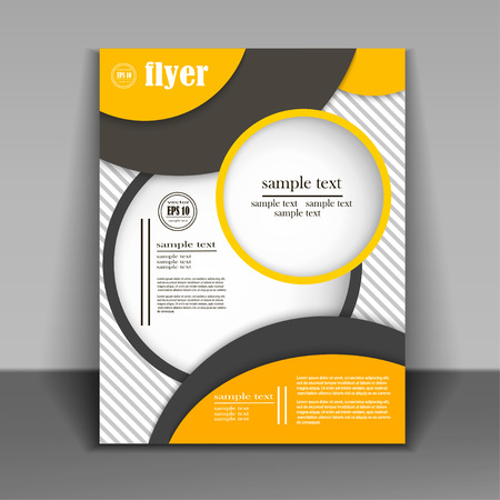 business flyer, brochure vector templateのイラスト素材