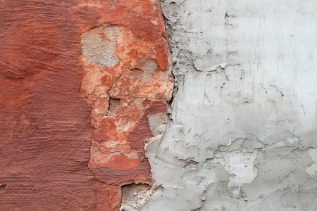 Old weathered brick wall fragmentの写真素材