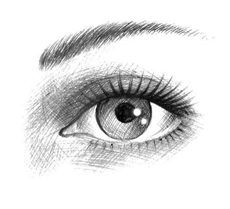 Beautiful woman eye.のイラスト素材