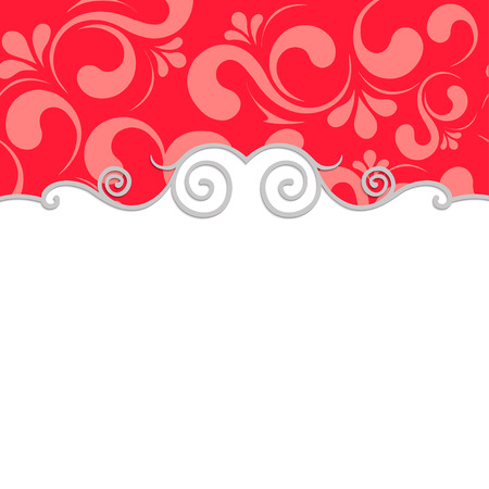 Vintage frame template for designのイラスト素材