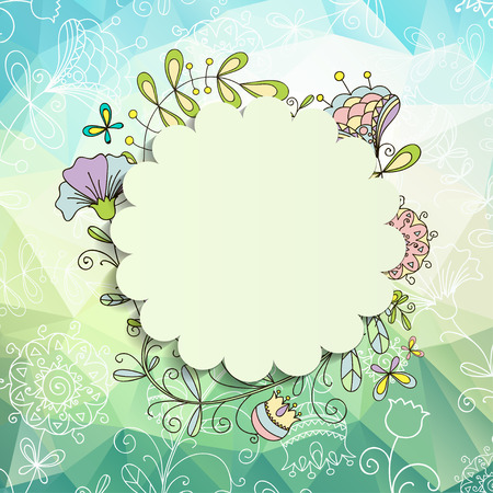 Summer backgroundのイラスト素材