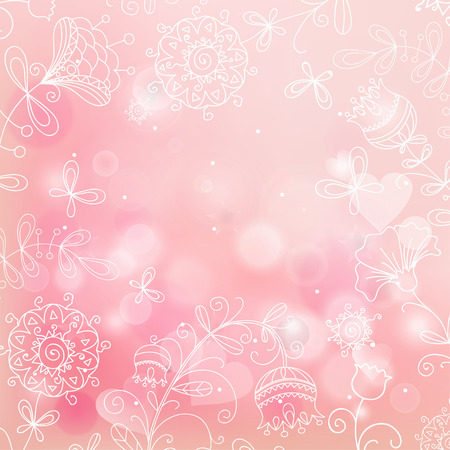 Pink abstract background vectorのイラスト素材