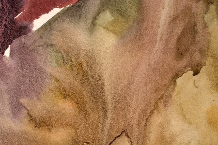 Abstract artistic brown watercolor backgroundの写真素材