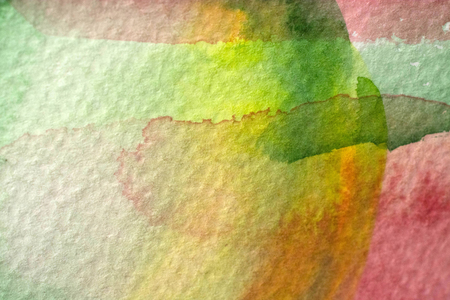 multicolored watercolor painted background texture paper color abstractの写真素材