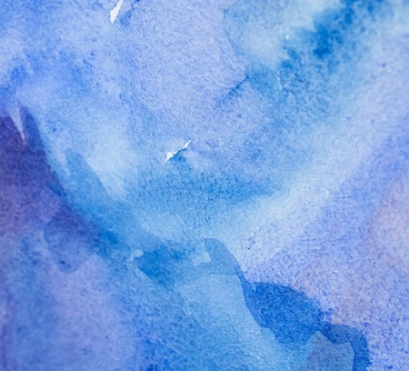 Abstract blue watercolor backgroundの写真素材