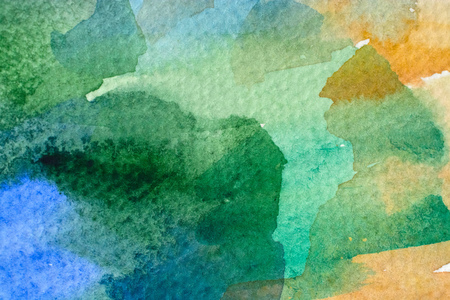 multicolored watercolor painted background textureの写真素材