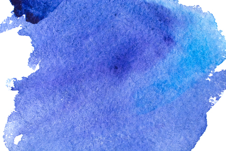 Blue abstract watercolor macro texture backgroundの写真素材