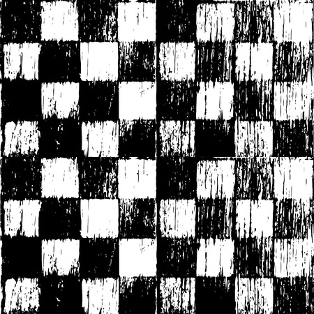 Grunge seamless texture with chess pattern. Abstract vector background for web page, banners backdrop, fabric, home decor, wrappingのイラスト素材